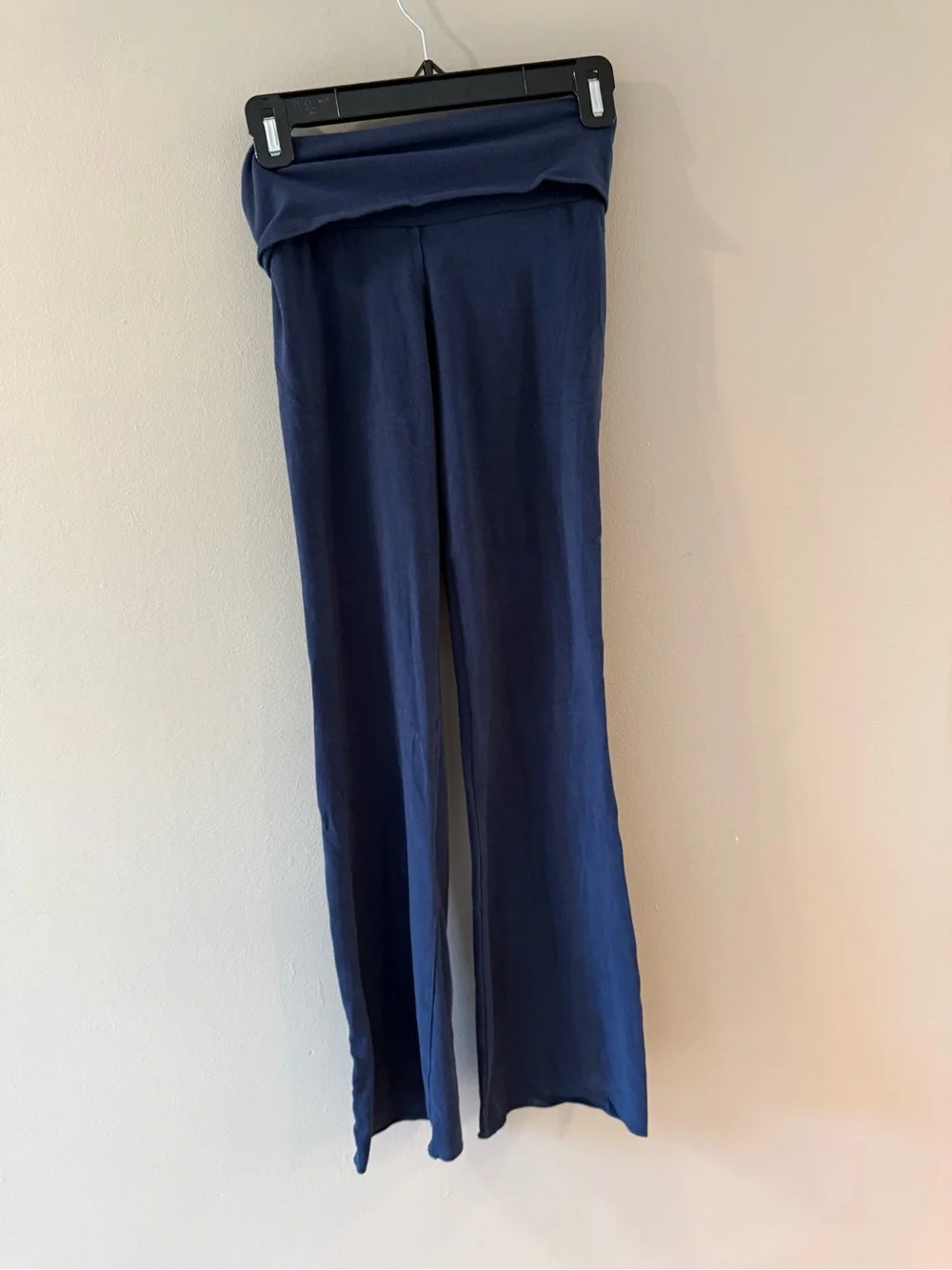 Skims Women's Navy High-Waist Wide-Leg Pants